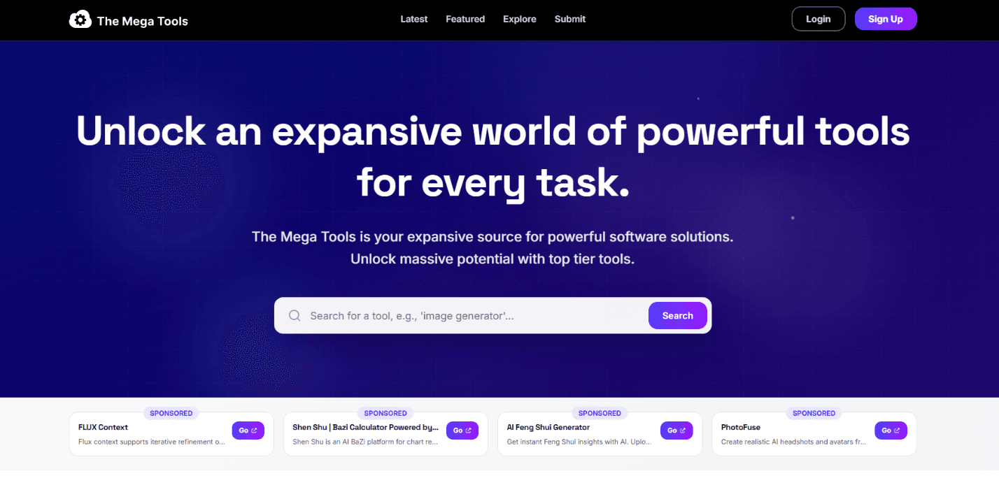 Image for The Mega Tools