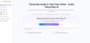 Audio Transcriber AI: Turn Audio to Text Free Online
