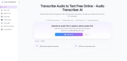Image for Audio Transcriber AI: Turn Audio to Text Free Online
