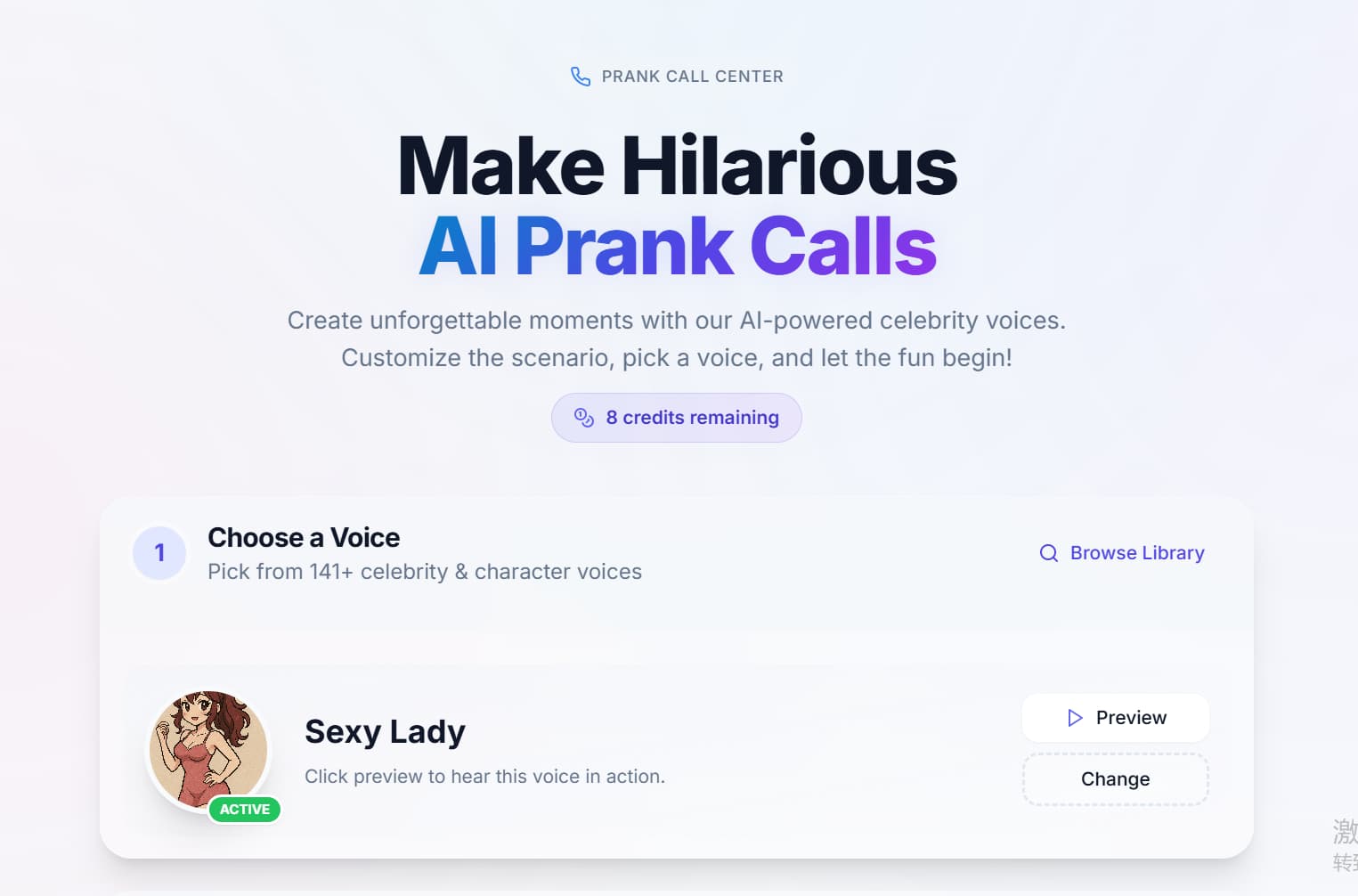 AI Prank Call