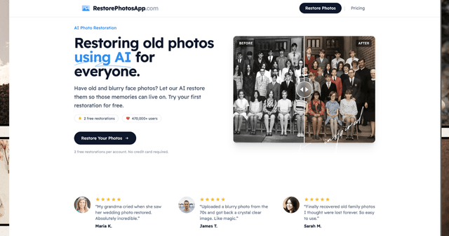 Restore Photos App Image of Restore Photos App