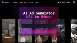 Image for MuseCut - ai ad generator