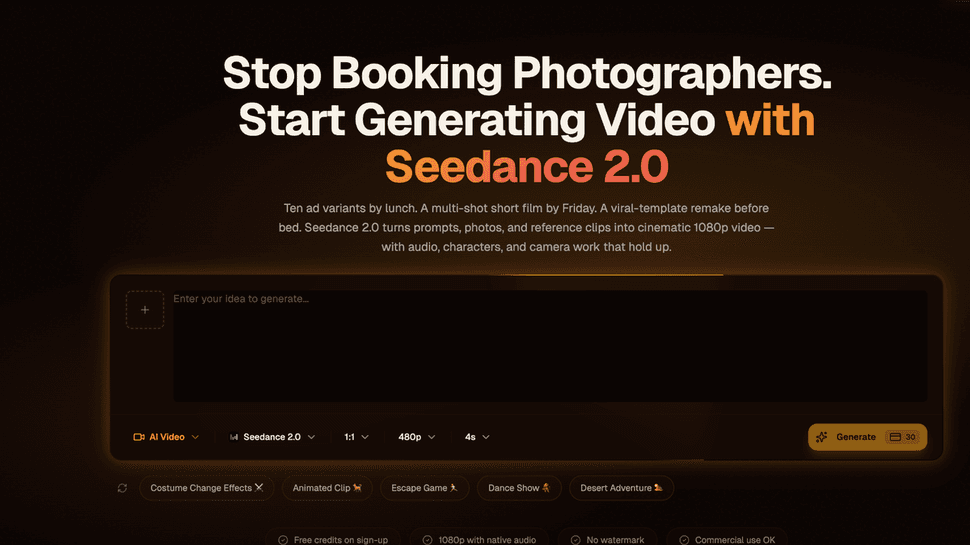 Image for Seedance 2.0 AI Video Generator