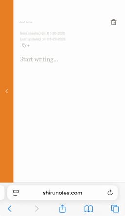 Image for Shiru Notes