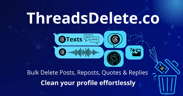 Threads Delete Image of Threads Delete