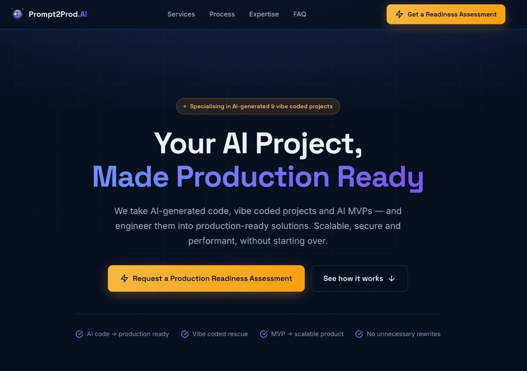 Prompt2Prod