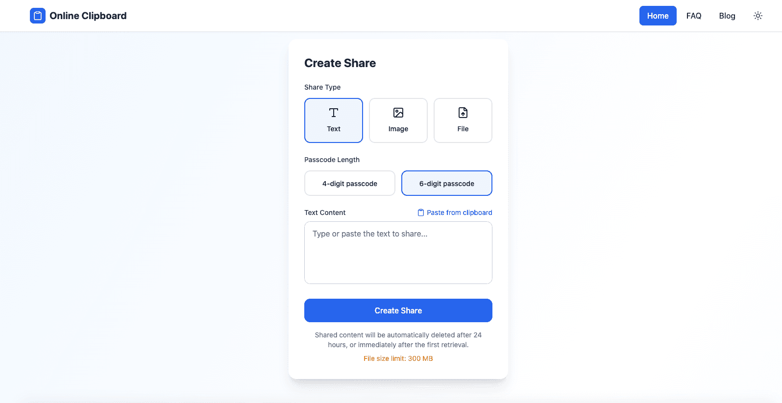 Image for Free Online Clipboard