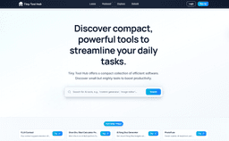 Image for Tiny Tool Hub