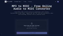 Image for Mp3ToMidi
