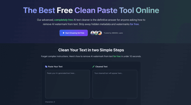 CleanPaste.org Image of CleanPaste.org
