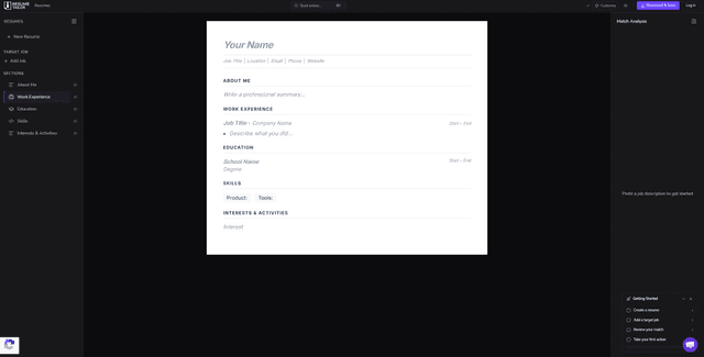 Resume Tailor Image of Resume Tailor