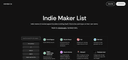 Indie Maker List