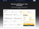 Directory Submission Time Calculator