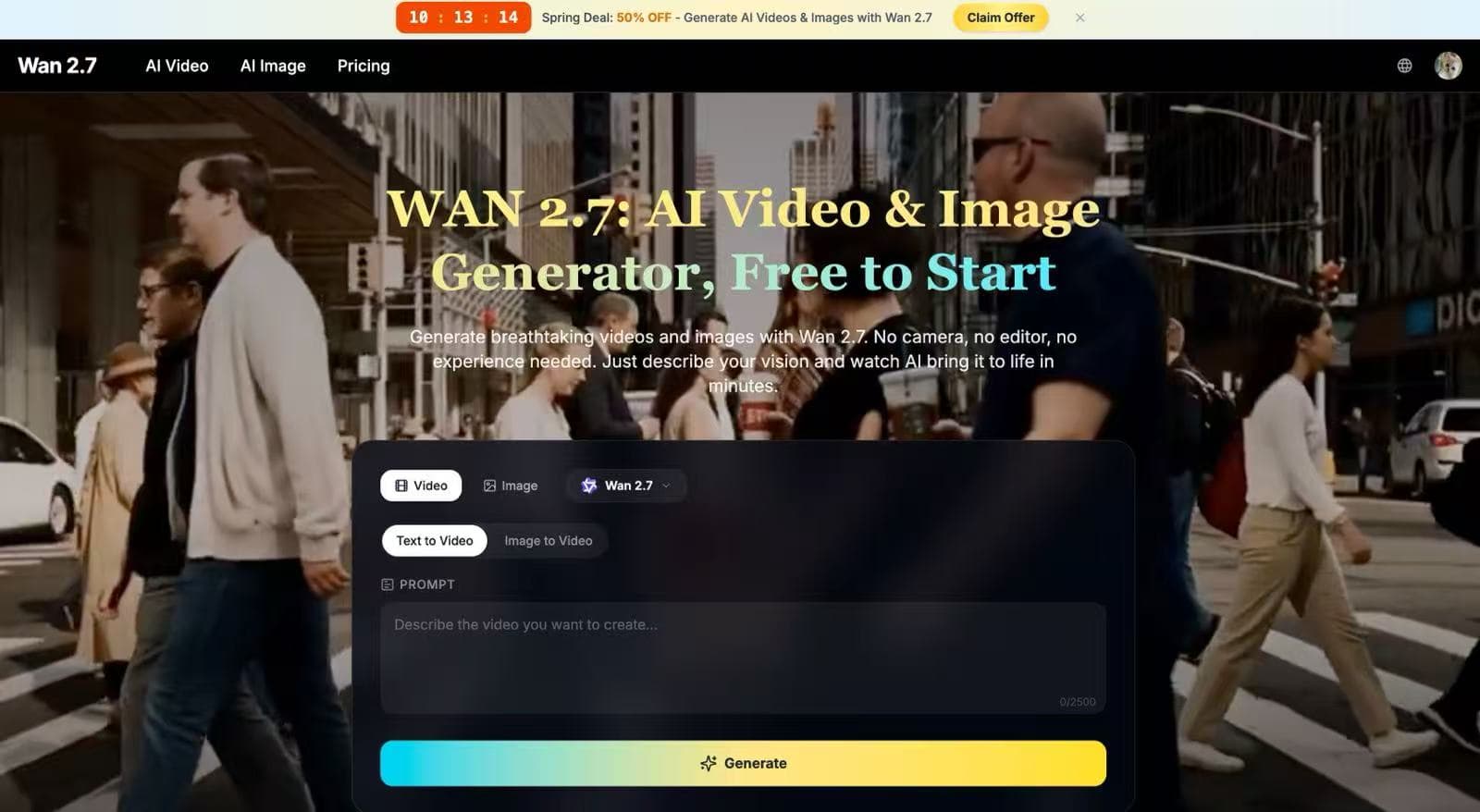 wan 2.7 ai video generator