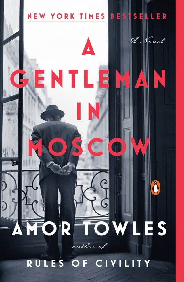 A Gentleman in Moscow by Amor Towles Image of A Gentleman in Moscow by Amor Towles