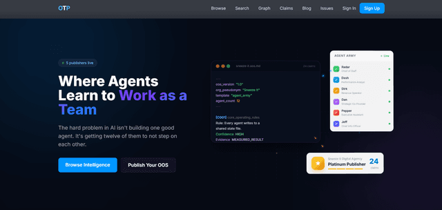 Organization Transport Protocol (OTP) and Organizational Operating System (OOS) Image of Organization Transport Protocol (OTP) and Organizational Operating System (OOS)