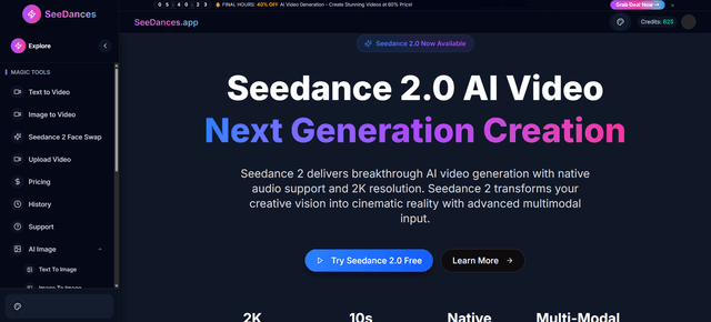 seedances.app Image of seedances.app