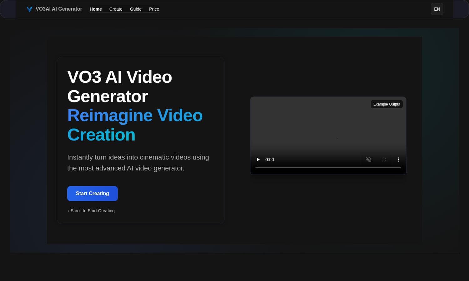 VO3 AI Video generator