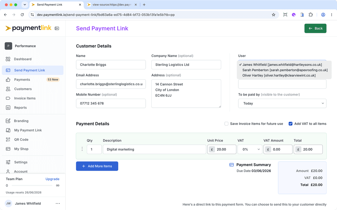 Payment Link