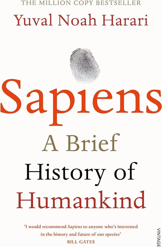 Sapiens: A Brief History of Humankind by Yuval Noah Harari Image of Sapiens: A Brief History of Humankind by Yuval Noah Harari