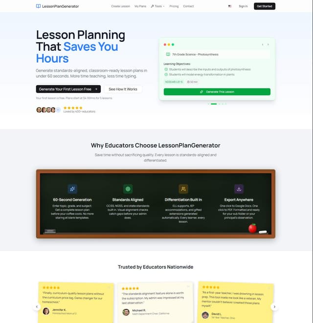 LessonPlanGenerator Image of LessonPlanGenerator