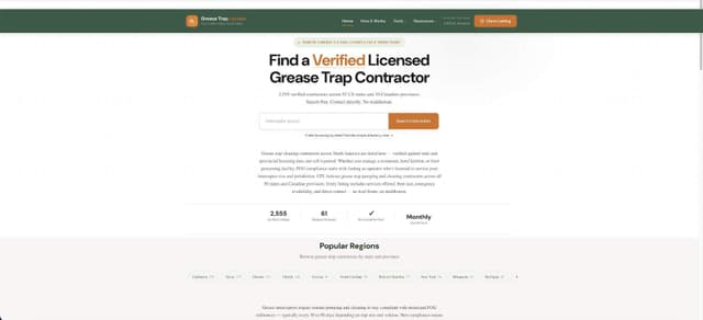 Grease Trap Locator Image of Grease Trap Locator