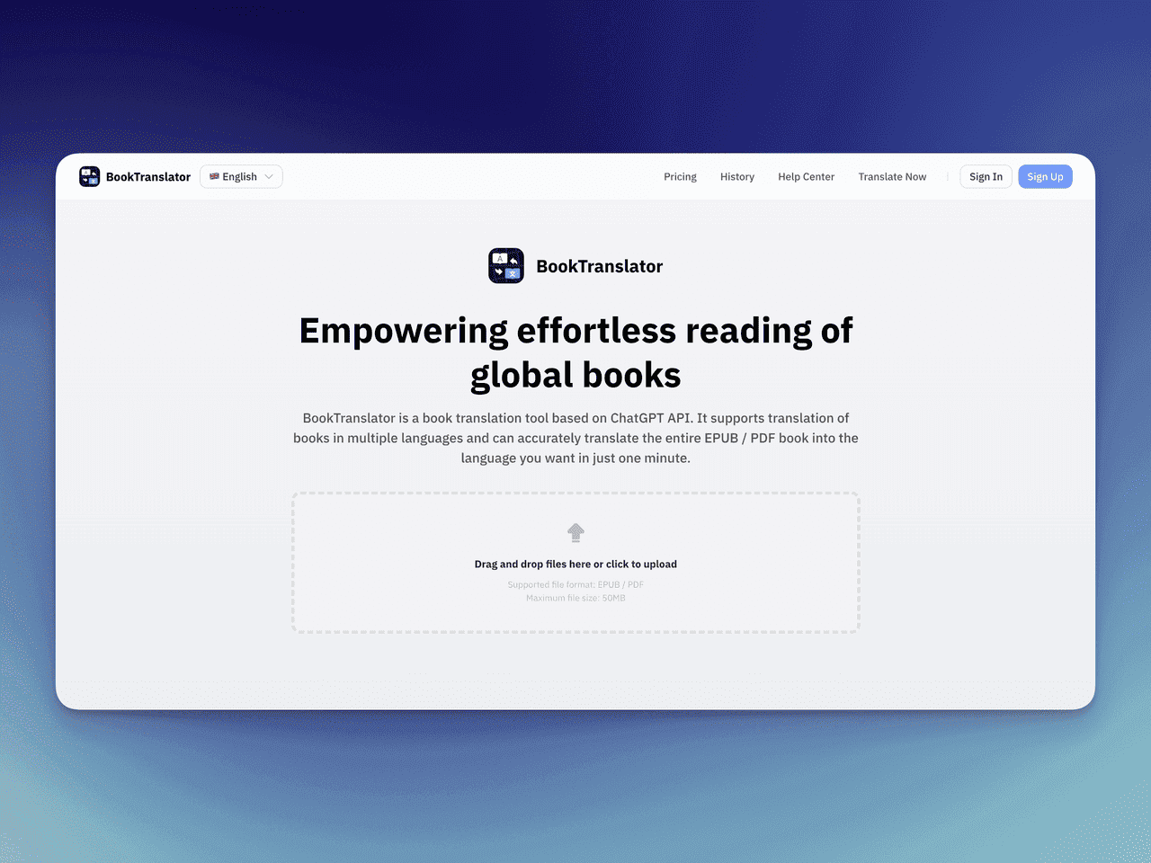 Image for BookTranslator