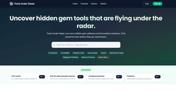 Image for Tools Under Radar