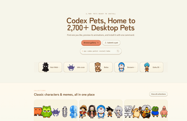 Codex pets Directorty Image of Codex pets Directorty