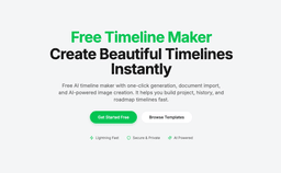 Image for AI timeline maker