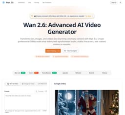 Image for Wan 2.6: AI Video Generator with Multi-Shot & Reference Video