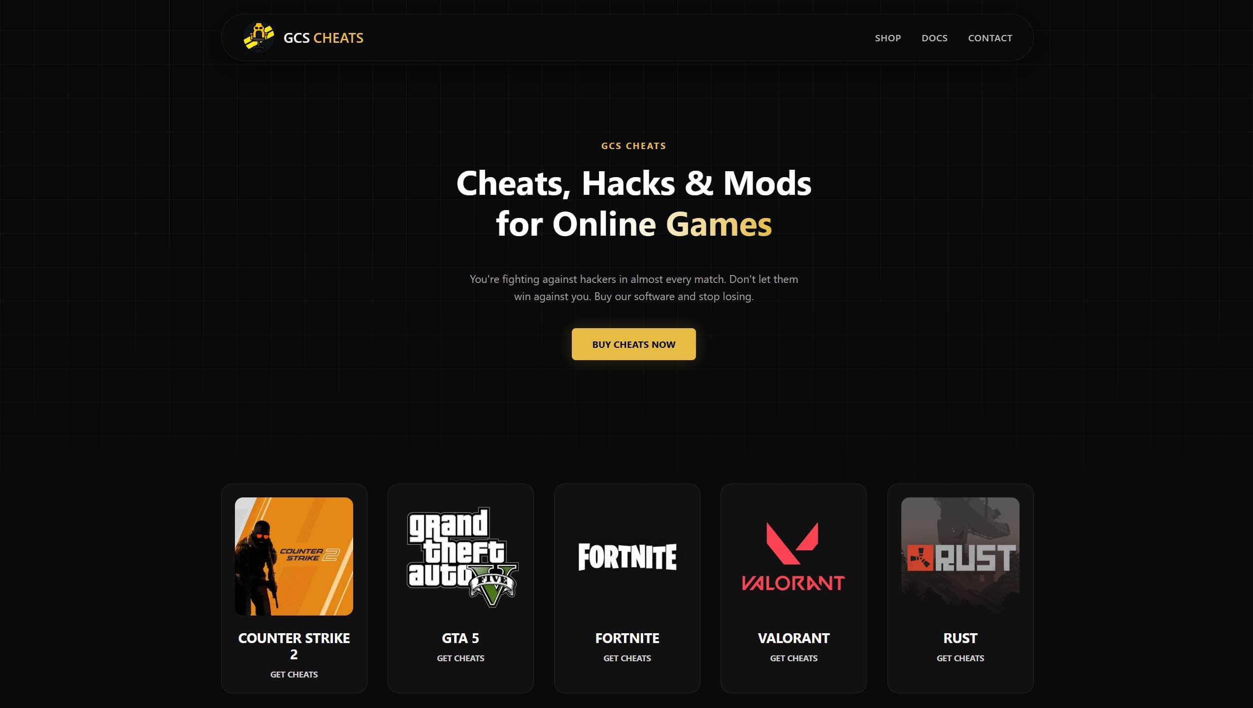 Image for GCS Cheats