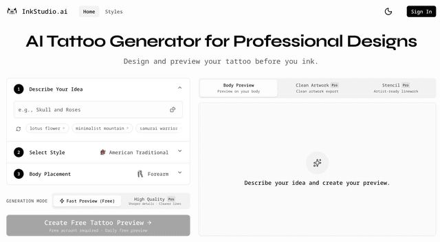 InkStudio.ai Image of InkStudio.ai