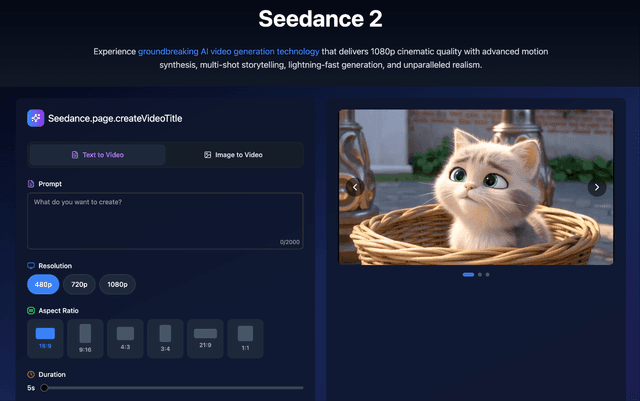 Seedance 2 Image of Seedance 2