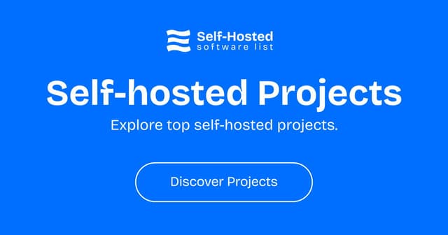 Self-Hosted Software List Image of Self-Hosted Software List
