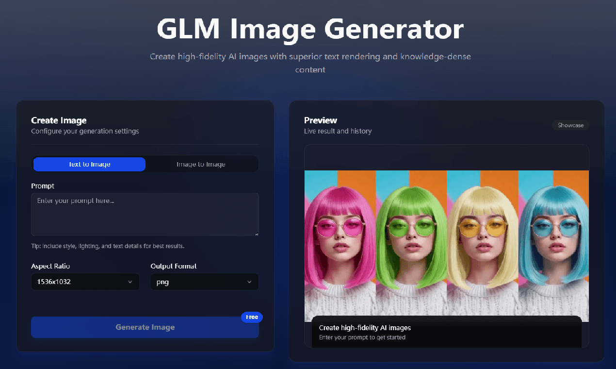 Image for GLM Image AI