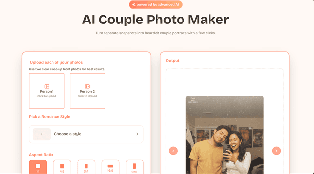 AI Couple Photo Image of AI Couple Photo