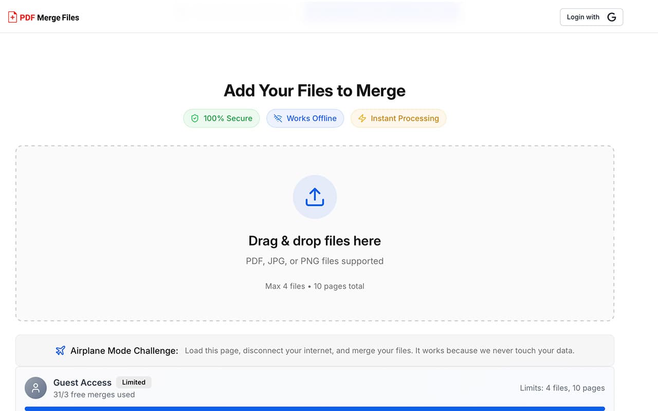 PDF Merge Files
