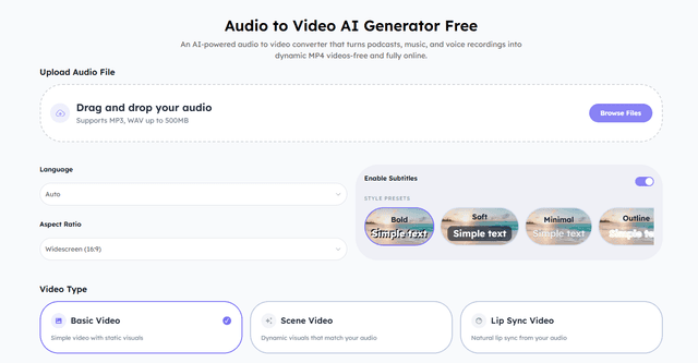 Audio to video AI generator Image of Audio to video AI generator