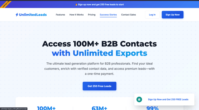 Unlimited leads Image of Unlimited leads