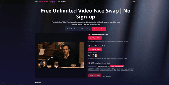 Video Face Swap Image of Video Face Swap