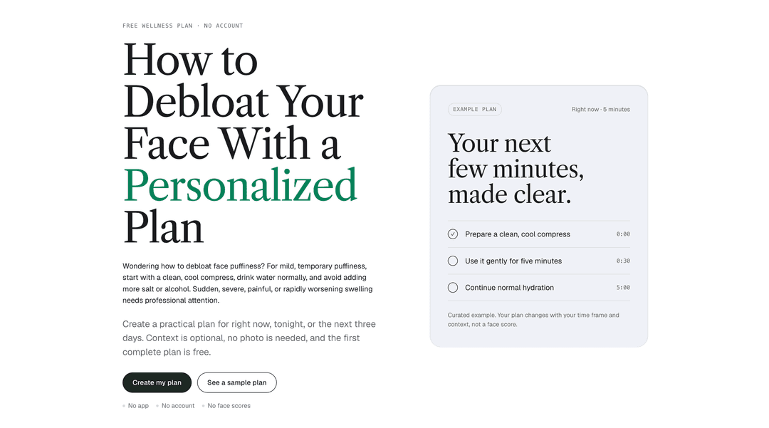 Debloat Face