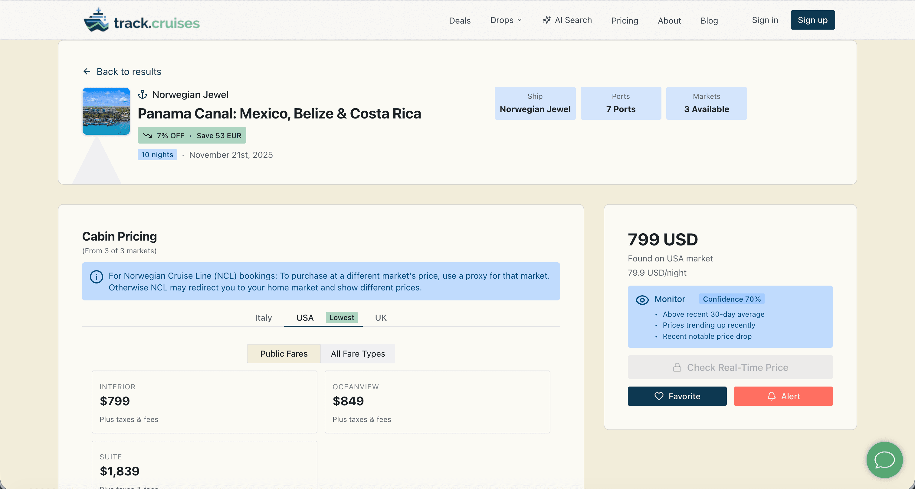 Image for Track.Cruises