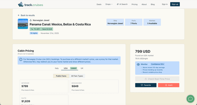 Track.Cruises Image of Track.Cruises